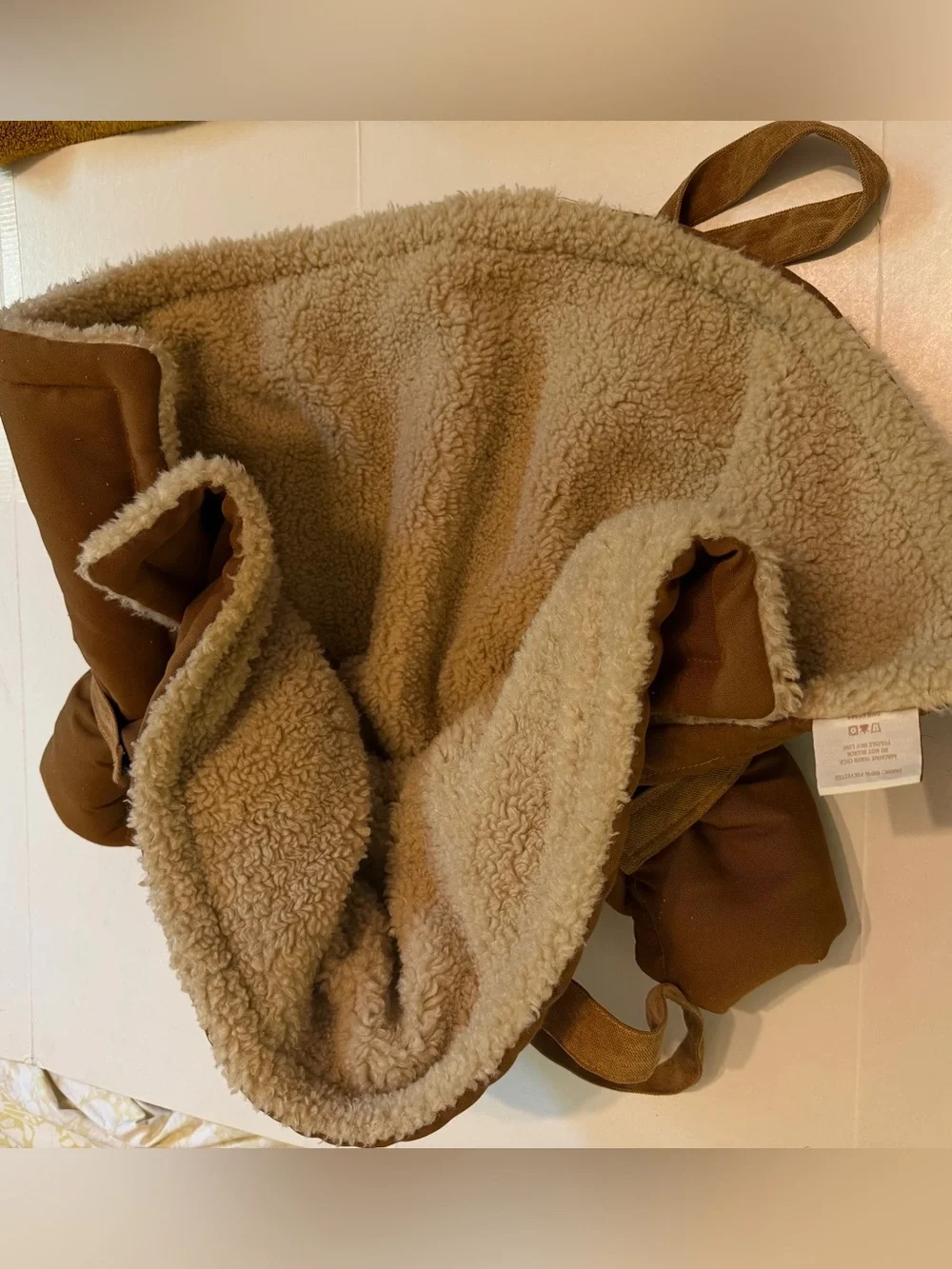 Southern Living fleece pet carrier for small dogs